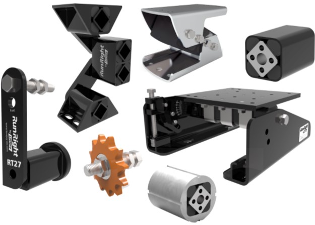 RunRight Product Line Group Photo RunRight Rubber Suspension